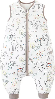Produktbild von Famanu Schlafsack mit Beinen, 2,5 tog, ganzjährig, für Babys und Kinder, 100 cm