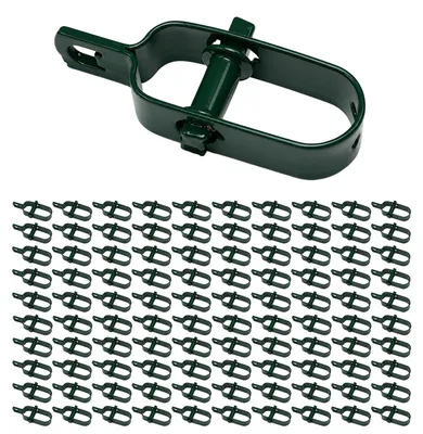 Produktbild von 100x Drahtspanner Grün 100mm Zaunspanner Maschendrahtspanner