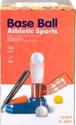Image de Set d'entraînement de tennis et de baseball Jouets 2 en 1 pour enfants