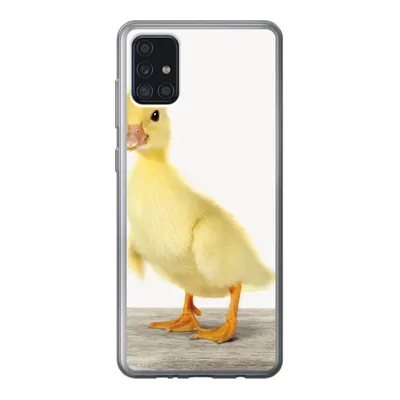 Produktbild von MuchoWow® Handyhülle Schutzhülle Hülle für Samsung Galaxy A52 5G Ente - Küken - Tiere - Süß - Mädchen - Jungen - Kinder Silikon Softcase Handy Hülle - Umschlag