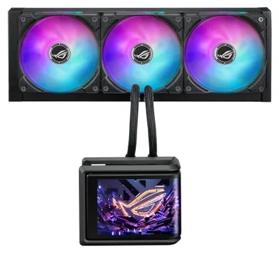 Obrázok produktu pre ASUS ROG Ryuo IV SLC 360 ARGB, Vodné chladenie typu všetko v jednom, 12 cm, Čierna