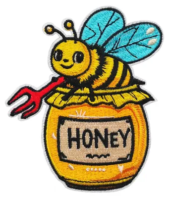 Aufbügel-Patch, Stickerei, 9,5 x 9,5 cm, 2 Stück