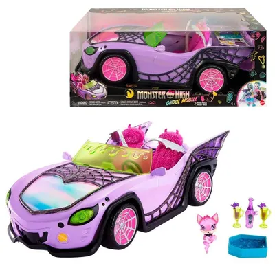 Obrázok produktu pre Bábikové auto Monster High Ghoul Vehicle (HHK63)