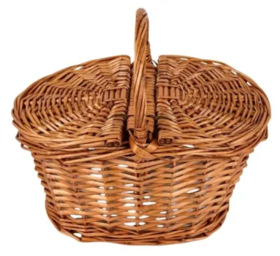 Image de Egmont Toys Dinette en metal dans panier en osier
