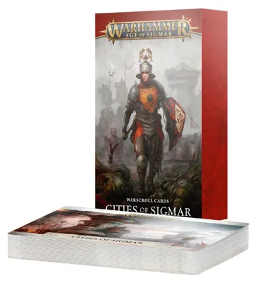 Produktbild von Warhammer Age of Sigmar Cities of Sigmar Warscroll Cards Englisch