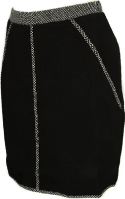 Immagine prodotto di Gonna corta donna jaquard tinta unita inserti in contrasto RAGNO articolo 70839G GONNA, 5 - QUINTA, Cotone 32%,Poliestere 62%,Poliammide 4%,Spandex 2%