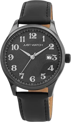 Zdjęcie produktu dla Zegarek męski Jannis z paskiem z prawdziwej skóry, Ø 41 mm, 5ATM z precyzyjnym mechanizmem kwarcowym Nowoczesna tarcza Wysokiej jakości pasek z prawdziwej skóry, wodoodporny
