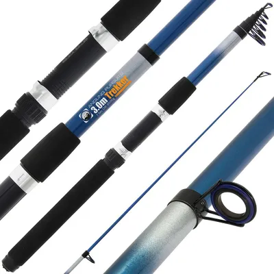 Obrázek produktu pro Teleskopický rybářský prut Angling Pursuits ze skelných vláken 10ft cestovní prut modrý