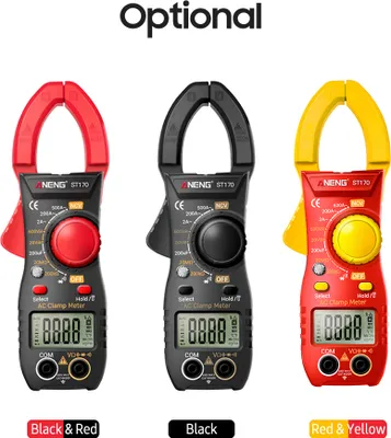 Zdjęcie produktu dla ANENG ST170 Inteligentny miernik cęgowy 1999 zliczeń Automatyczny zakres Multimetr cyfrowy Ekran LCD Tester napięcia AC DC Tester prądu AC Latarka LED Miernik napięcia indukcyjnego NCV Rezystancja Pojemność Testowanie diody