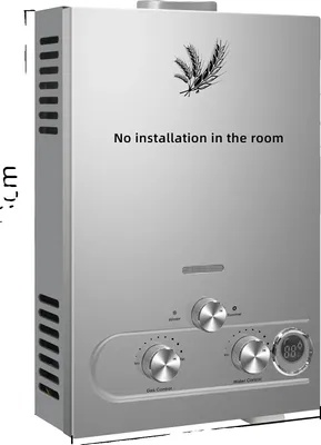 Obrázek produktu pro Ohřívač vody VEVOR na LPG, objem 6L-18L, výkon 12KW-36KW, 36KW 18L