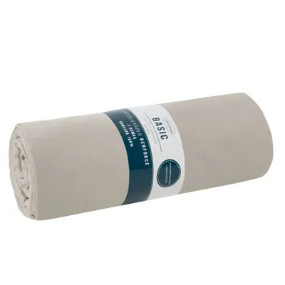 Obrázek produktu pro Prostěradlo s gumou Basic 100x200 +30 cm bavlna béžová