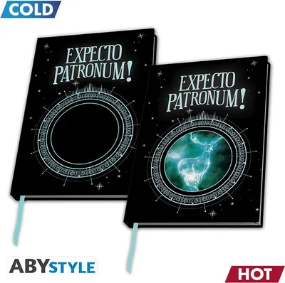 Obrázok produktu pre Zpisnk ABYSTYLE HARRY POTTER Premium Heat Change Patronus, A5, 180 strn