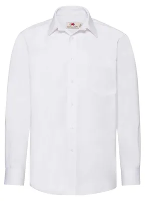 Zdjęcie produktu dla Koszula męska, długi rękaw - FOL LS POPLIN SHIRT - white - rozmiar S