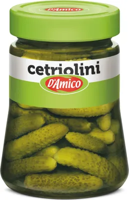 Produktbild von Cetriolini Mini-Gurken in Dosen 300g - D'Amico