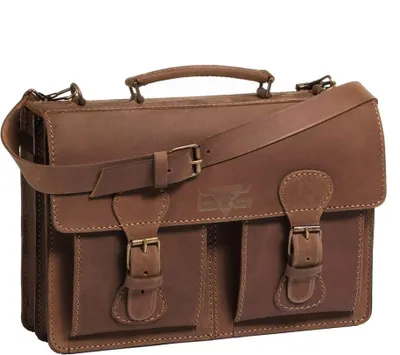Produktbild von Mika Aktentasche Kester Leder braun ca. 39 x 27 x 11 cm 28056024