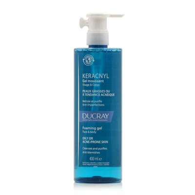 Produktbild von DUCRAY KERACNYL Schaumgel für Gesicht und Körper AKNE 400 ml