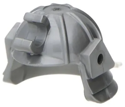 Imagen del producto de 1 casco para figuras LEGO (30175) – color plateado mate – nuevo