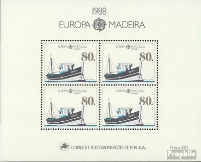 Produktbild von Briefmarken Portugal - Madeira 1988 Mi Block9 (kompl.Ausg.) postfrisch Europa