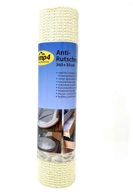 Antirutschmatte 30x360 cm beige – rutschfest, zuschneidbar
