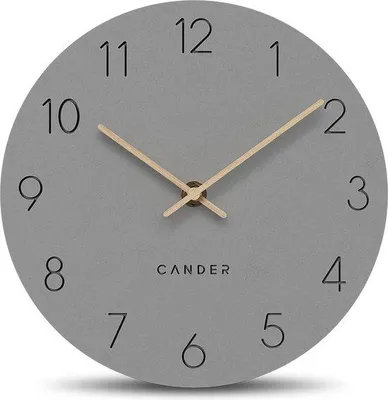 Obrázok produktu pre Analógové nástenné hodiny 22 cm – minimalistické a moderné, drevené ručičky, vintage dizajn do obývačky