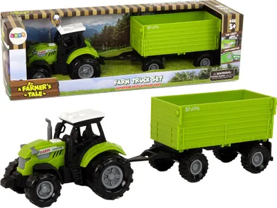 Obrázek produktu pro Traktor Rolniczy z Przyczepą Światłą Dźwięki Zielony