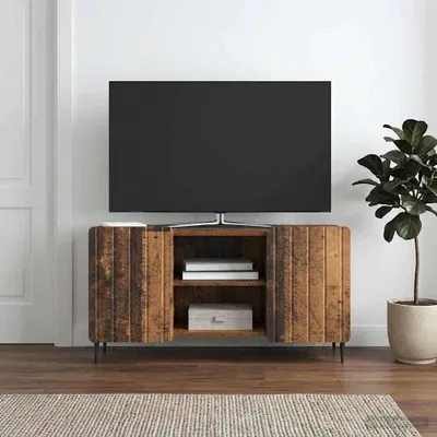 Obrázek produktu pro vidaXL Skříňka pod televizi ze starého dřeva 102 x 34,5 x 52 cm, dřevotřísková deska