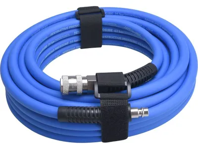 Obrázek produktu pro Hadice vzduchová, guma, 1/4" rychlospojka, 1/4" (6/12mm), 10m