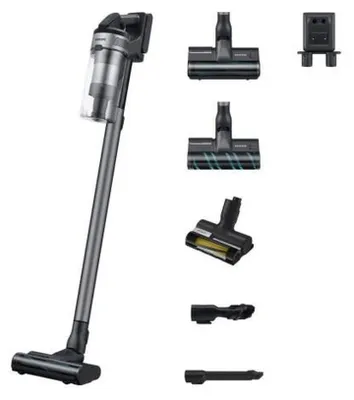 Obrázek produktu pro Samsung VS20B75BCR5, Tyčový vysavač 2 v 1, Bezsáčkové, Černá, Chrom, Suchý, Vícecyklónový, Koberec, Tvrdá podlaha, Dřevěná podlaha