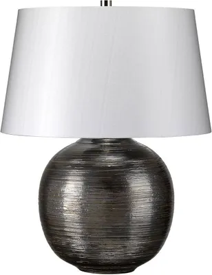 Produktbild von Elstead Caesar Tischleuchte E27 Silber Silber,  UK
