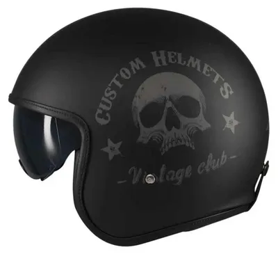 Produktbild von Axxis Hornet S Sv Vintage Club Jethelm Schwarz XL Schwarz XL