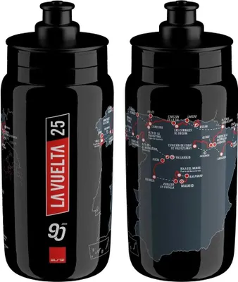 Produktbild von ELITE Fahrrad-Wasserflasche - FLY 550 VUELTA 2025 - Schwarz