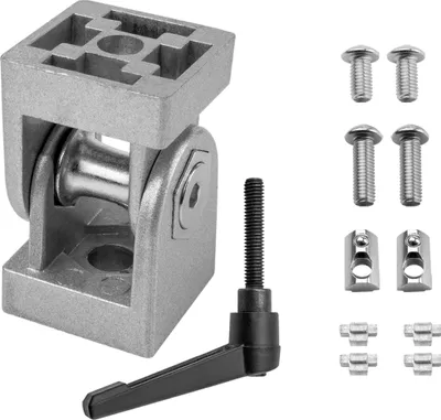 Produktbild von KLAK 30 - Gelenkverbinder Gelenk mit Klemmhebel Nut 8 für Aluprofil 30-er - 1 Stück