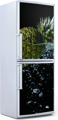 Produktbild von Kühlschrankdekoration 70x180 cm Aufkleber auf dem Kühlschrank - Früchte Spritzen