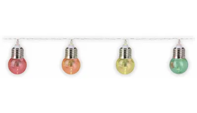Image de Guirlande lumineuse LED, 30 lampes, multicolore, fonctionne sur piles