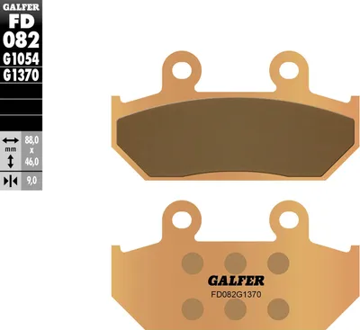 Immagine prodotto di GALFER Pastiglie per freni "FD082" set G1370, Sinterm