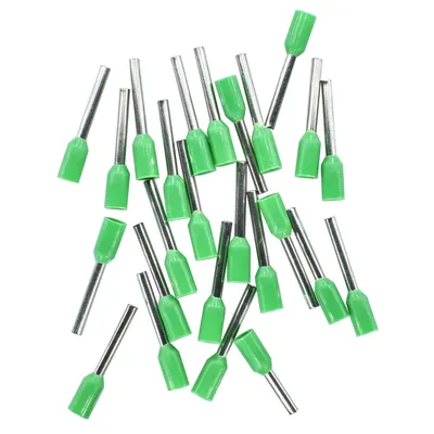 Produktbild von Aderendhülsen 0,34mm² (türkis), isoliert, 25 Stück