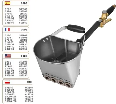 Obrázok produktu pre Striekacia pištoľ, 4 striekacie otvory, kompaktný a prenosný dizajn