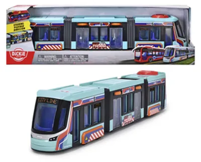Zdjęcie produktu dla Dickie Toys 203747016, Pojazd tramwajowy, 3 lat(a), Plastik, Niebieski