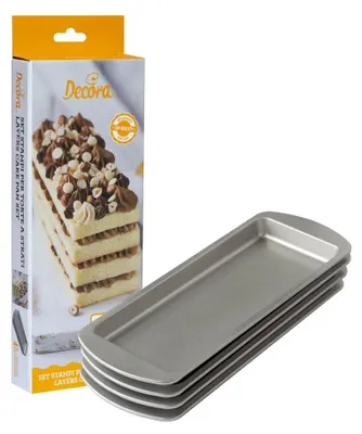 Produktbild von Decora 0070032, Kuchenform, Rechteckig, Metallisch, 255 mm, 105 mm, 20 mm