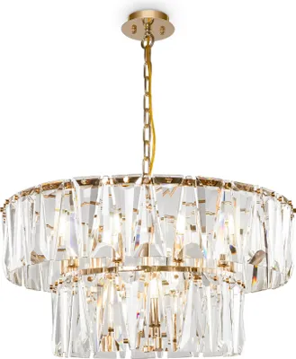 Produktbild von Maytoni Puntes Pendelleuchte MOD043PL-12G 12xE14, Gold, aus Metall, exkl. Leuchtmittel