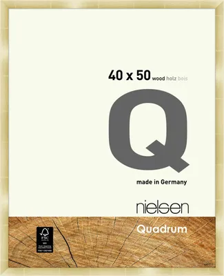 Produktbild von nielsen Holz Bilderrahmen Quadrum, 40x50 cm, Gold