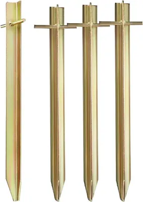 Produktbild von Famanu Zeltheringe Robuste T-Profil-Heringe - 4er Set