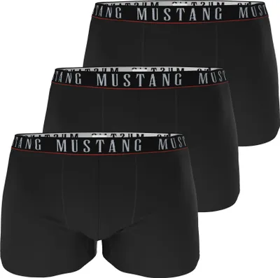 Produktbild von Mustang Boxershorts ARCHIE RETRO 3er Pack schwarz S(4)
