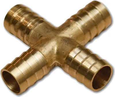 Produktbild von Druckluft Schlauchverbinder mit Stecknippel Kreuz 10 mm