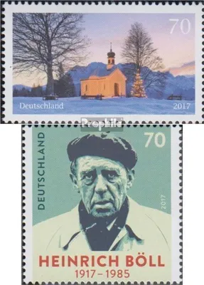 Produktbild von Briefmarken BRD (BR.Deutschland) 2017 Mi 3344,3350 (kompl.Ausg.) gestempelt Weihnachtliche Kapelle