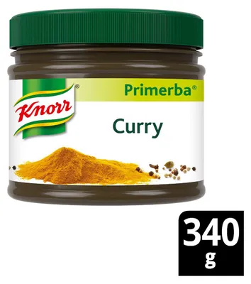 Produktbild von Knorr Kruidenpasta Curry 340 g – Aromatische Curry-Gewürzpaste für asiatische Gerichte