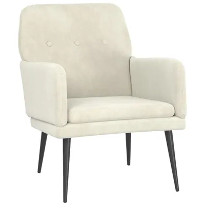 Produktbild von vidaXL Sessel Creme 62x79x79 cm Samt
