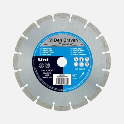 Obrázek produktu pro Den Braven Diamantový řezný kotouč PROFI UNI Ø115 mm