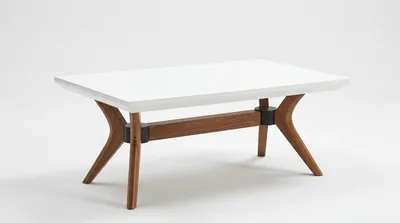 Immagine prodotto di Tavolino moderno, bianco, per il soggiorno, pratico e confortevole