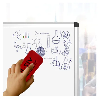 Produktbild von Magnetisches Whiteboard mit silbernem Aluminiumrahmen, 90 x 60 cm